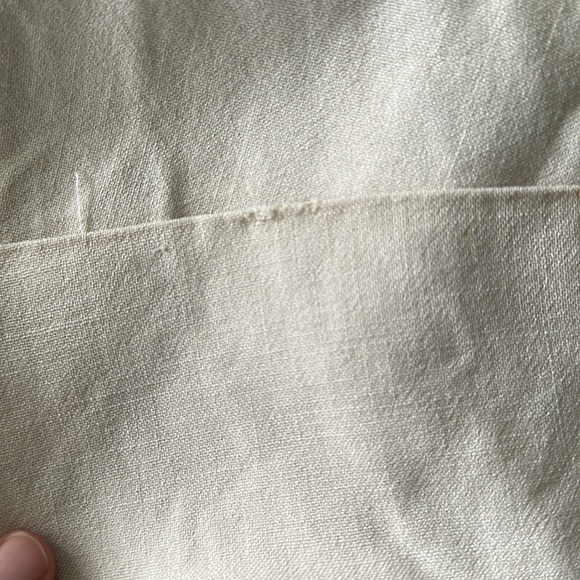 Vintage beige wiggle dress with pockets size 6 - Picture 14 of 14